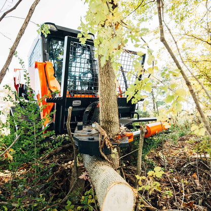 Titan Attachments Rotating Tree Shear | Max Cut Diameter 12" inches | Overall Width 55" inches | Oil Flow Range 12–32 GPM | For Skid Steers