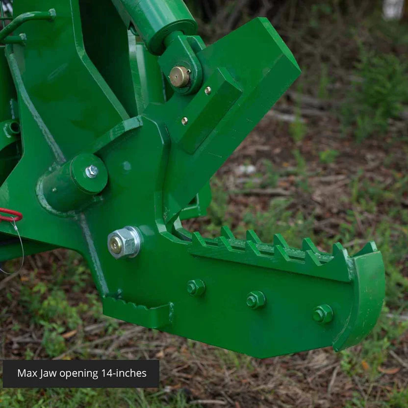 Titan Attachments Rotating Tree Shear | Cutting Force 30 Ton | Width 55″ | 3,000 PSI Max | Manual Rotation +90° | Horsepower 25–90 HP | For Tractors