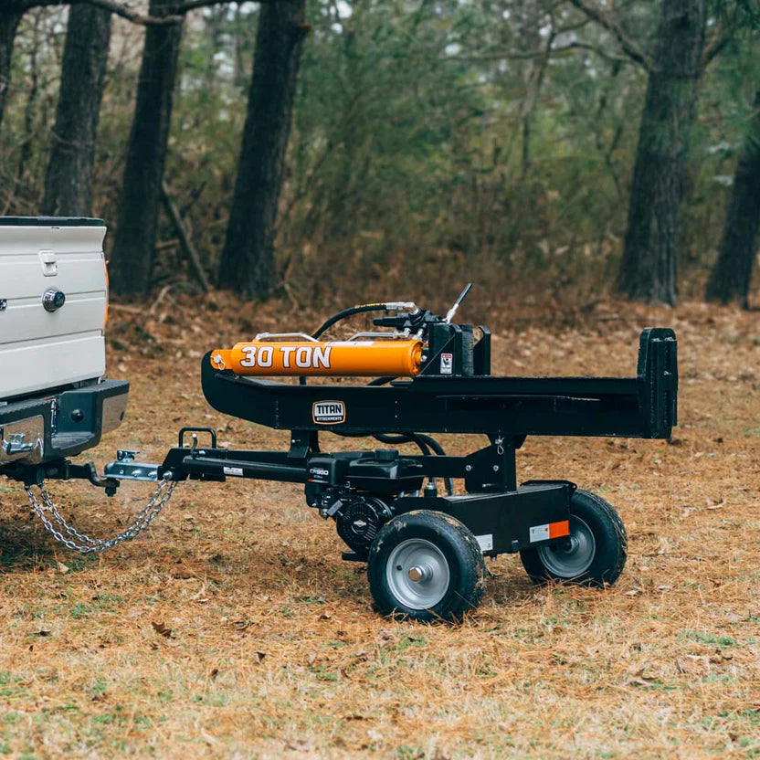 Titan Attachments Log Splitter | 30 Ton Force | 208cc Briggs & Stratton | 47" Width | 502 lb | 6.5 HP | For ATV/UTV