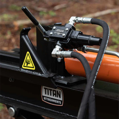 Titan Attachments Log Splitter | 3 Point Hitch | 32" Width | 430 lbs | 1,500–2,500 PSI | Horsepower 20–60 HP | For Tractors
