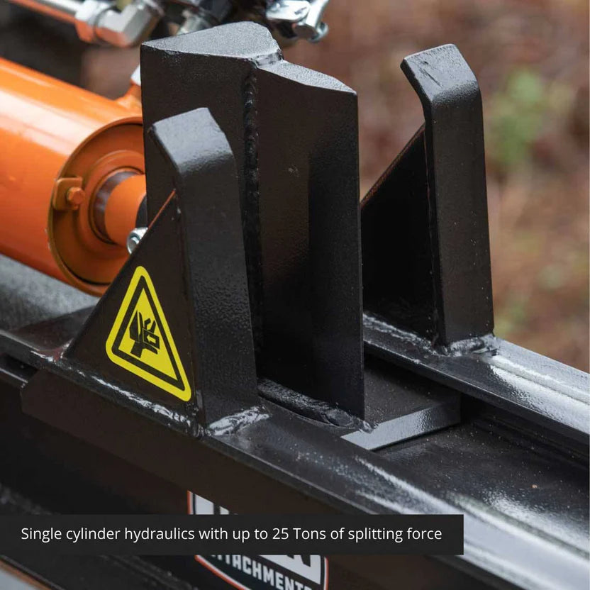 Titan Attachments Log Splitter | 3 Point Hitch | 32" Width | 430 lbs | 1,500–2,500 PSI | Horsepower 20–60 HP | For Tractors