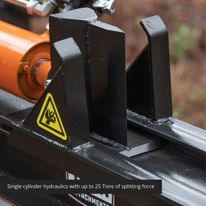 Titan Attachments Log Splitter | 3 Point Hitch | 32" Width | 430 lbs | 1,500–2,500 PSI | Horsepower 20–60 HP | For Tractors