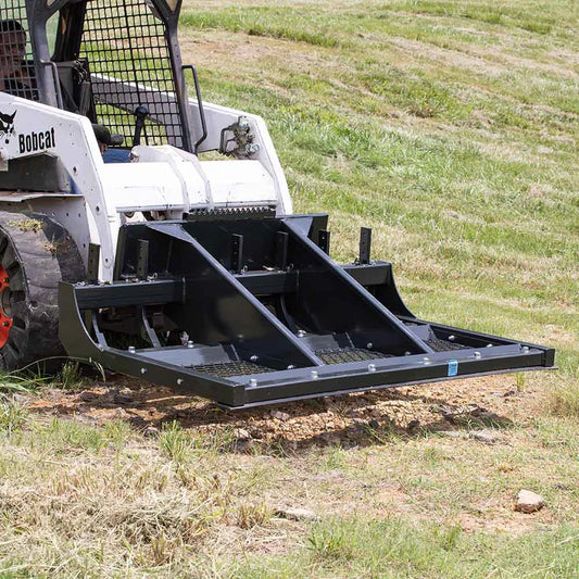 Titan Attachments Land Planer | Heavy-Duty Landscape Leveler | 72"–84" Width | 4" Rip Depth | Oil Flow Range 13–25 GPM | For Skid Steers