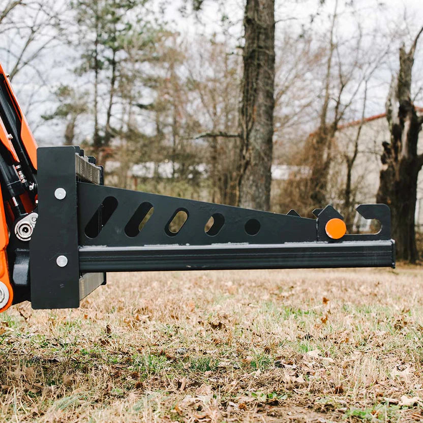 Titan Attachments Heavy-Duty Sod Roller | 36"–52" Adjustable Width | Up to 60" Roll Diameter | 1.5" Bar | Oil Flow Range 12–25 GPM | For Skid Steers