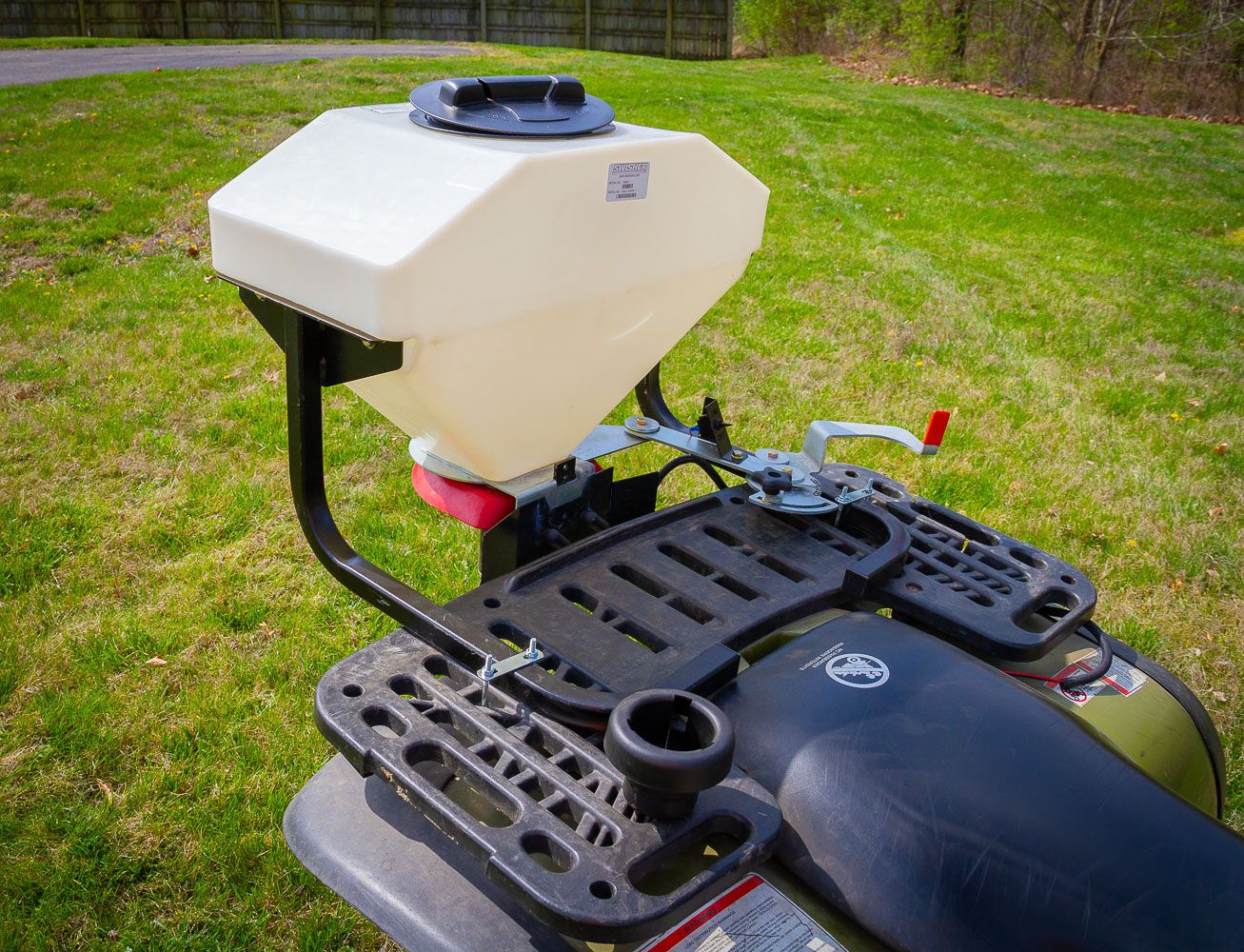 Swisher Commercial Pro ATV Spreader | Model 19920 | 15 Gallon Capacity | 20" Width | 150 lb Capacity | Horsepower 15 To 20 HP | For ATV & UTV