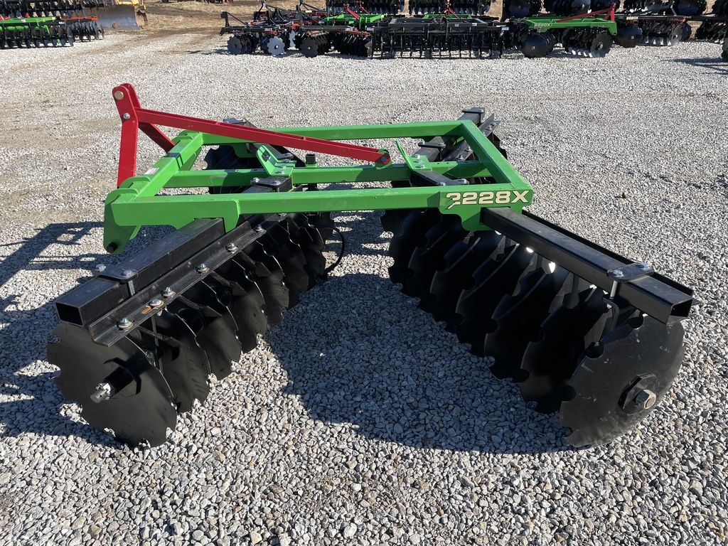 Industrias America 2024 3-Point Disc Harrow 2228X | 9' Cutting Width | 22" Blade Size For Tractor