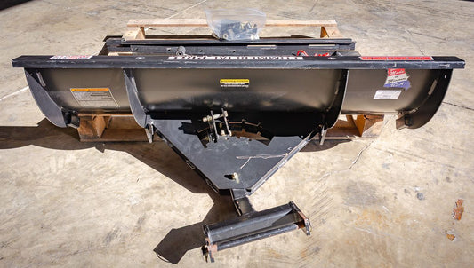 Swisher Commercial Pro ATV Snow Plow | Model 19975-B | 50" Blade Width | 5 Angle Adjustments | Durable Steel Construction | Horsepower 15 To 20 HP | For ATV & UTV