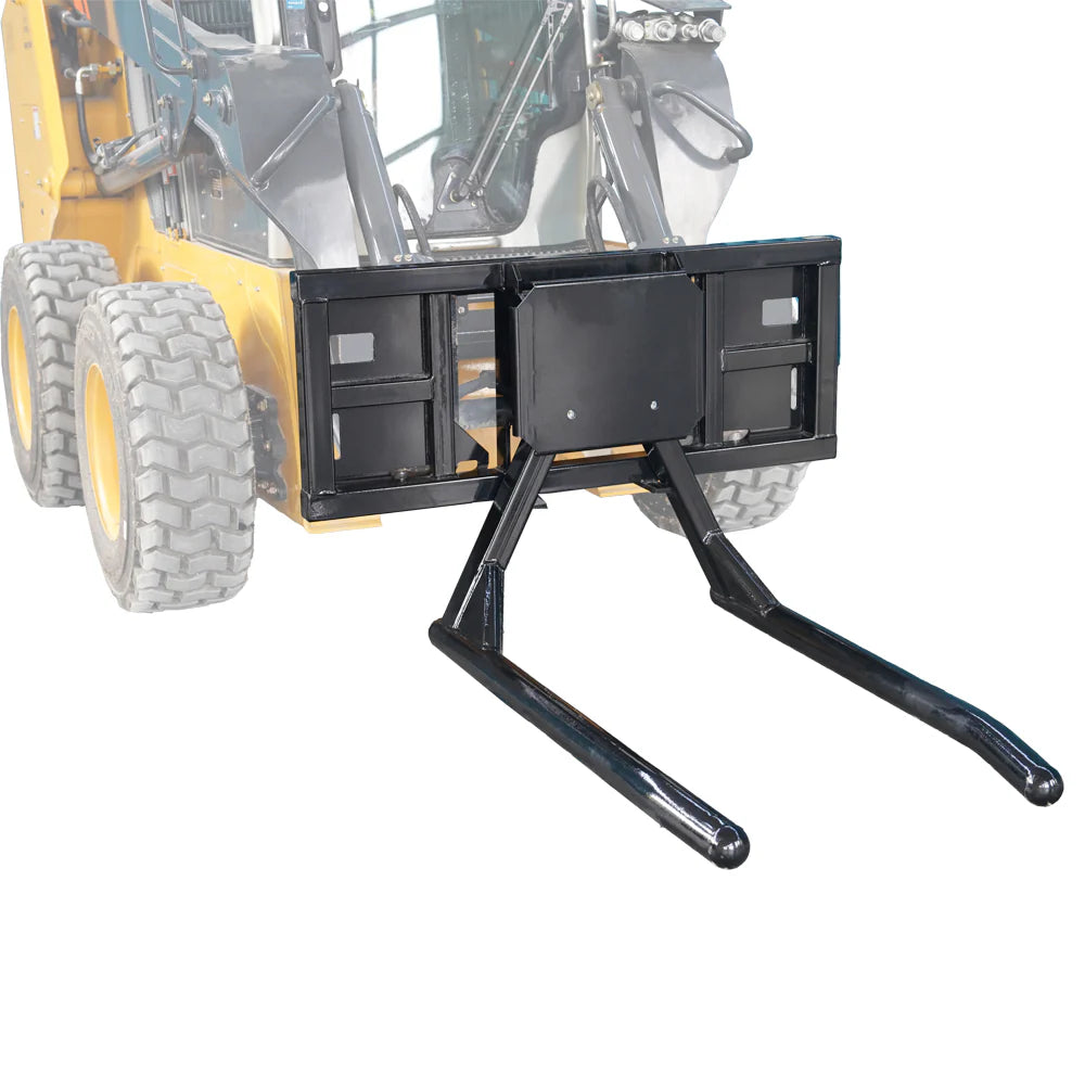 Landy Attachments Hydraulic Bale Lifter | Width 51"-52" | 16 GPM | For Skid Steers