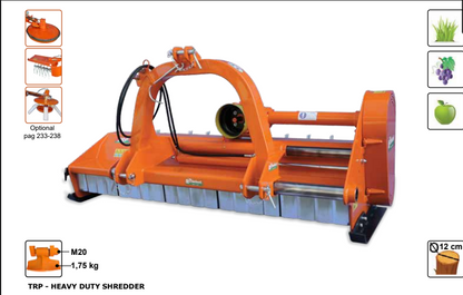 Rinieri Branch Shredder TRP 150 - 250 Model  | 59"-98" Working Width | 45 - 120HP For Tractor