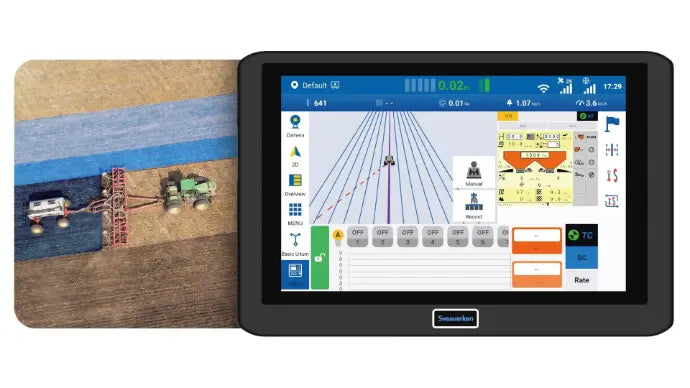 Sveaverken | F200 Auto Steer System | GNSS Guidance | 2.5cm Accuracy | 9 To 36 V Power Supply | Horsepower 60 To 500 HP | For Tractors