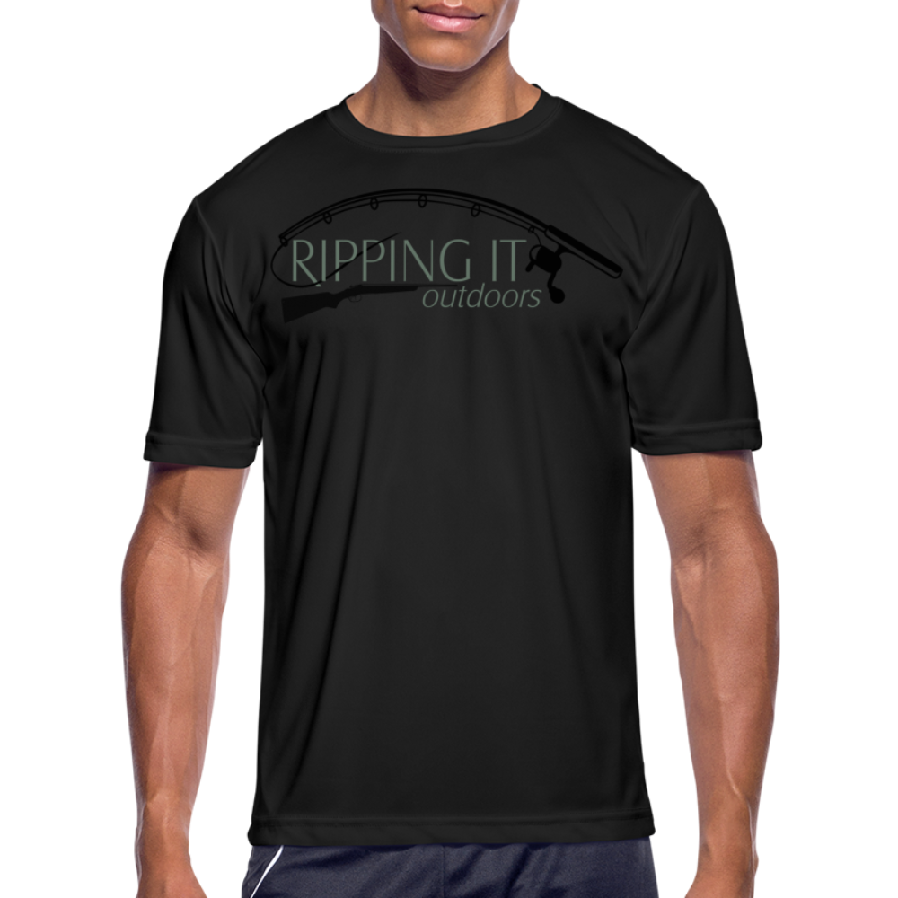 Men’s Moisture Wicking Performance T-Shirt - black