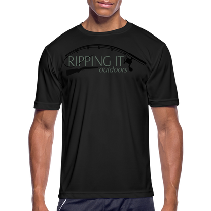 Men’s Moisture Wicking Performance T-Shirt - black