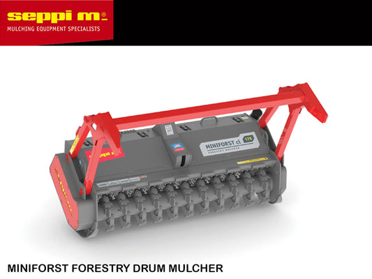 Seppi Miniforst CL 150cc,175cc,200cc w/knives & Carbide Forestry Mulchers/Compact Track Loaders