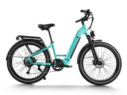 Himiway Rambler | Electric City Commuter Bike | 500W Mid-Drive Motor | 40-55 Miles Range On A Single Charge