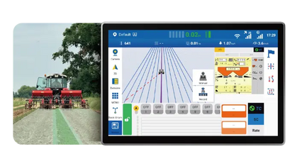Sveaverken | F200 Max Auto Steer System | 12.1" Display | Electric Power Steering | Precision Accuracy 2.5 cm | Precision Steering | Horsepower 120 To 500 HP | For Tractor