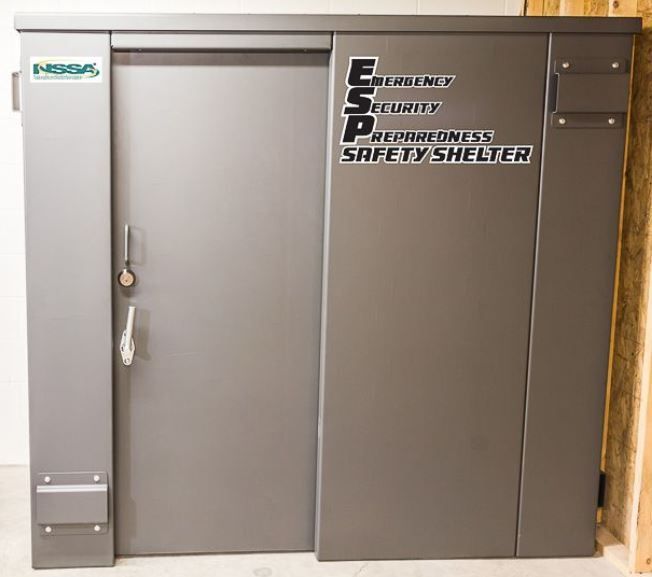 Swisher 6-Person ESP Safety Shelter | Model SR84X039G | 87" External Length | EF5 Tornado Protection | Up to 6-Person Capacity | FEMA & NSSA Certified Safe Room