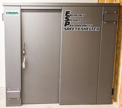 Swisher 6-Person ESP Safety Shelter | Model SR84X039G | 87" External Length | EF5 Tornado Protection | Up to 6-Person Capacity | FEMA & NSSA Certified Safe Room
