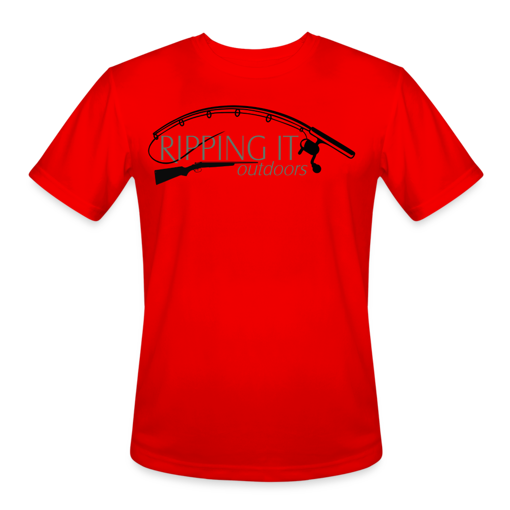 Men’s Moisture Wicking Performance T-Shirt - red