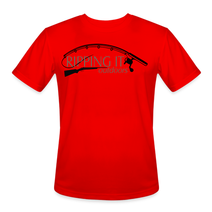 Men’s Moisture Wicking Performance T-Shirt - red