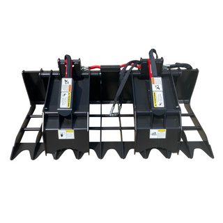 LOWE | BG-600 Grapple | 72" Width | 42" Grapple Opening | 863 lb Heavy-Duty Design | Heavy-Duty Construction | Greaseable Pivot Points | For Skid Steers