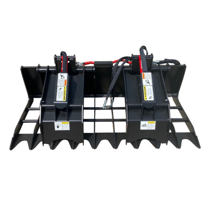 LOWE | BG-600 Grapple | 72" Width | 42" Grapple Opening | 863 lb Heavy-Duty Design | Heavy-Duty Construction | Greaseable Pivot Points | For Skid Steers
