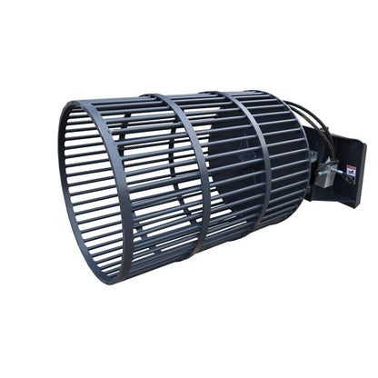 Landy Attachments Rotary Rock Picker | Diameter Drums 30" & 36" | 21-26 GPM | For Skid Steers