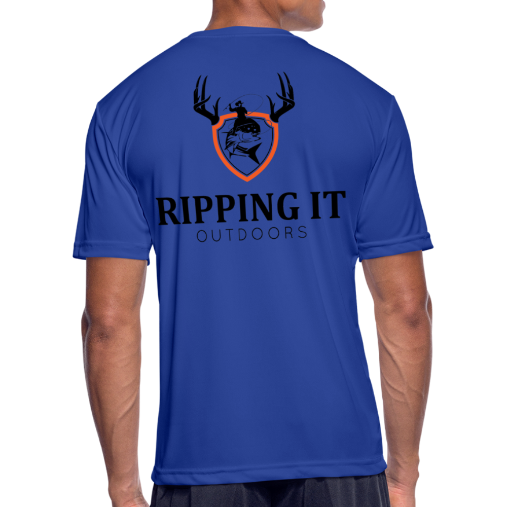 Men’s Moisture Wicking Performance T-Shirt - royal blue