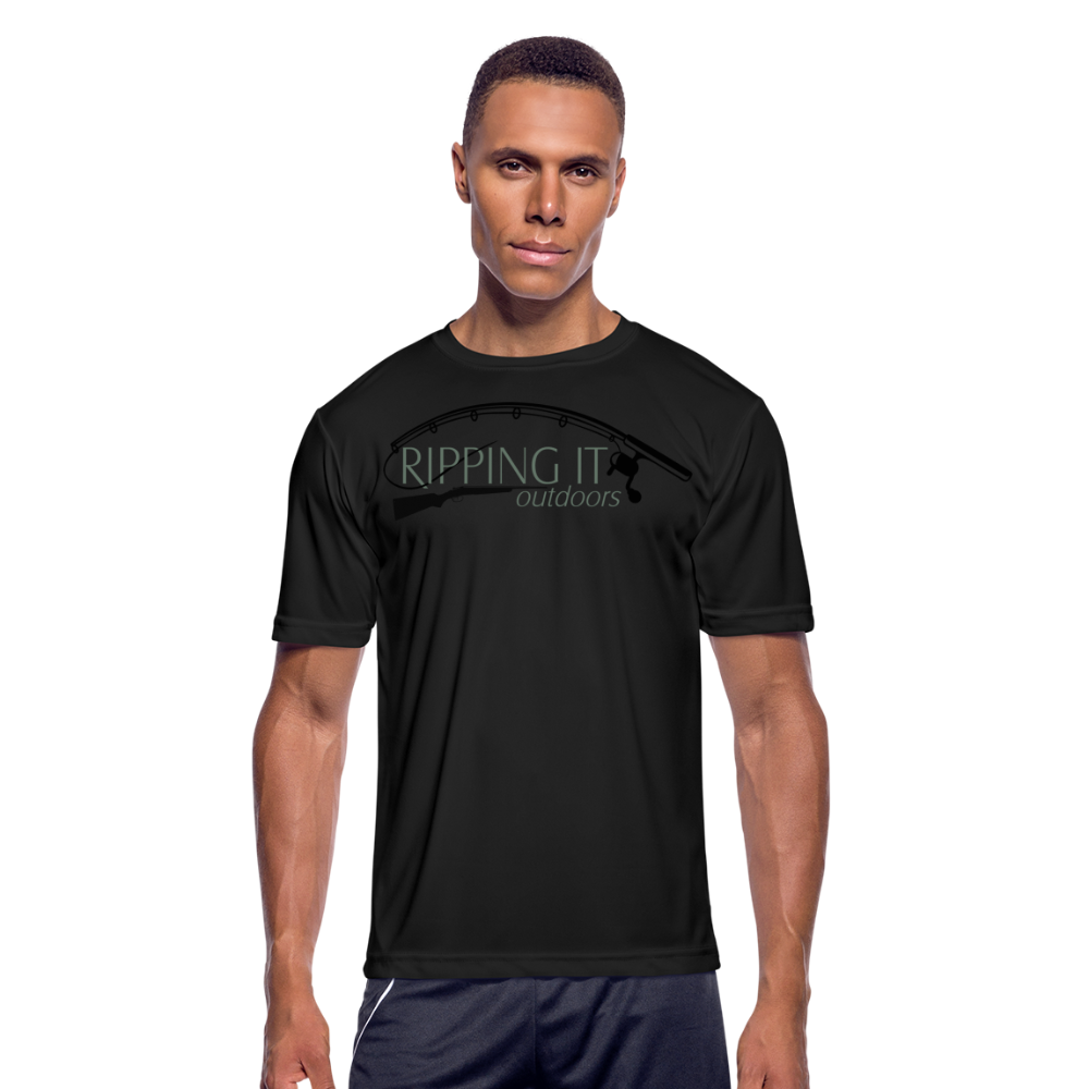 Men’s Moisture Wicking Performance T-Shirt - black