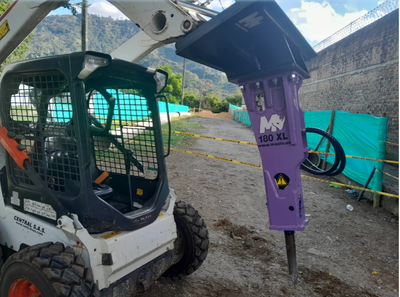 MAZIO XL Series Hydraulic Breaker | Model XL-140 To XL-580 | Machine SIze 1- 14 Tons | For Skid Steers, Excavators & Backhoes