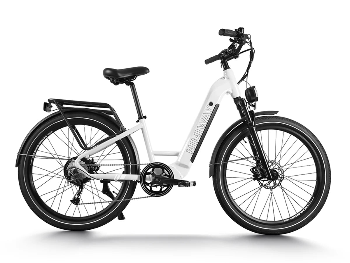 Himiway Rambler | Electric City Commuter Bike | 500W Mid-Drive Motor | 40-55 Miles Range On A Single Charge