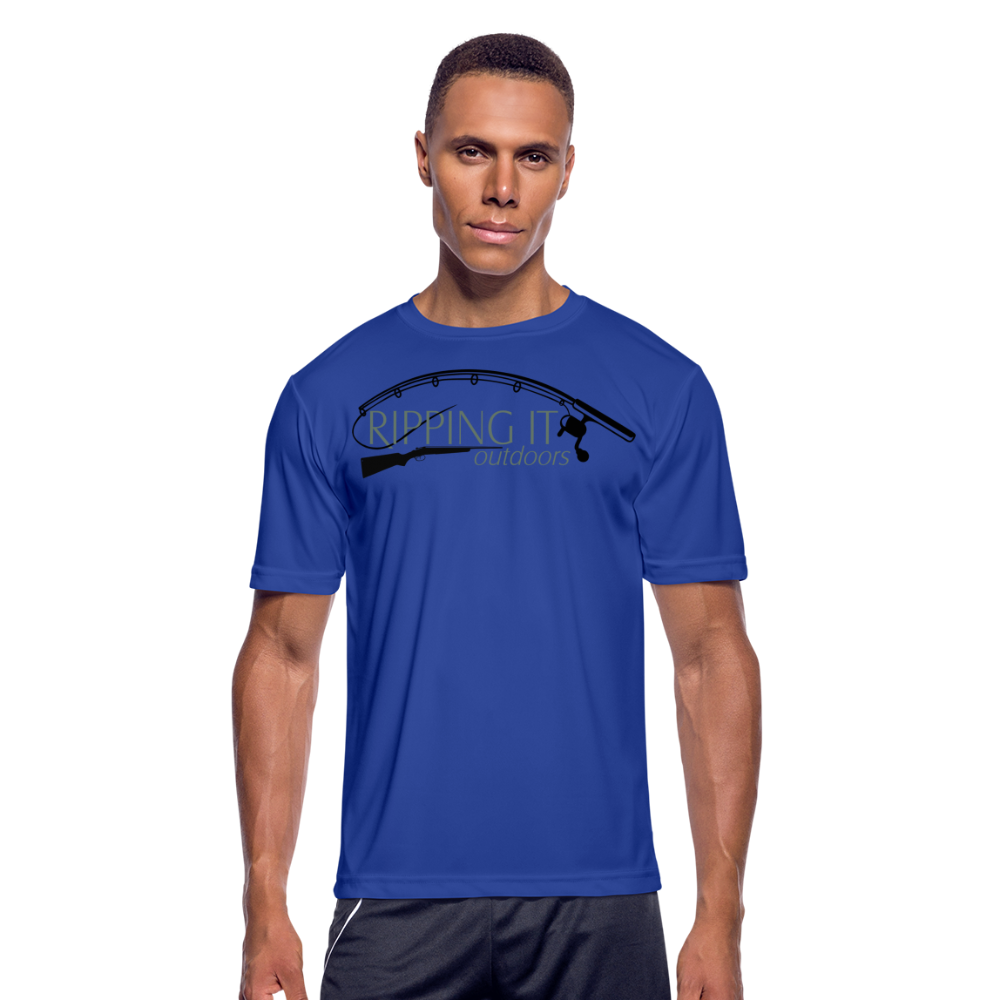 Men’s Moisture Wicking Performance T-Shirt - royal blue