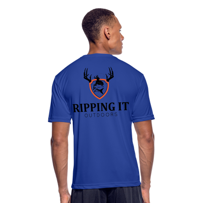 Men’s Moisture Wicking Performance T-Shirt - royal blue