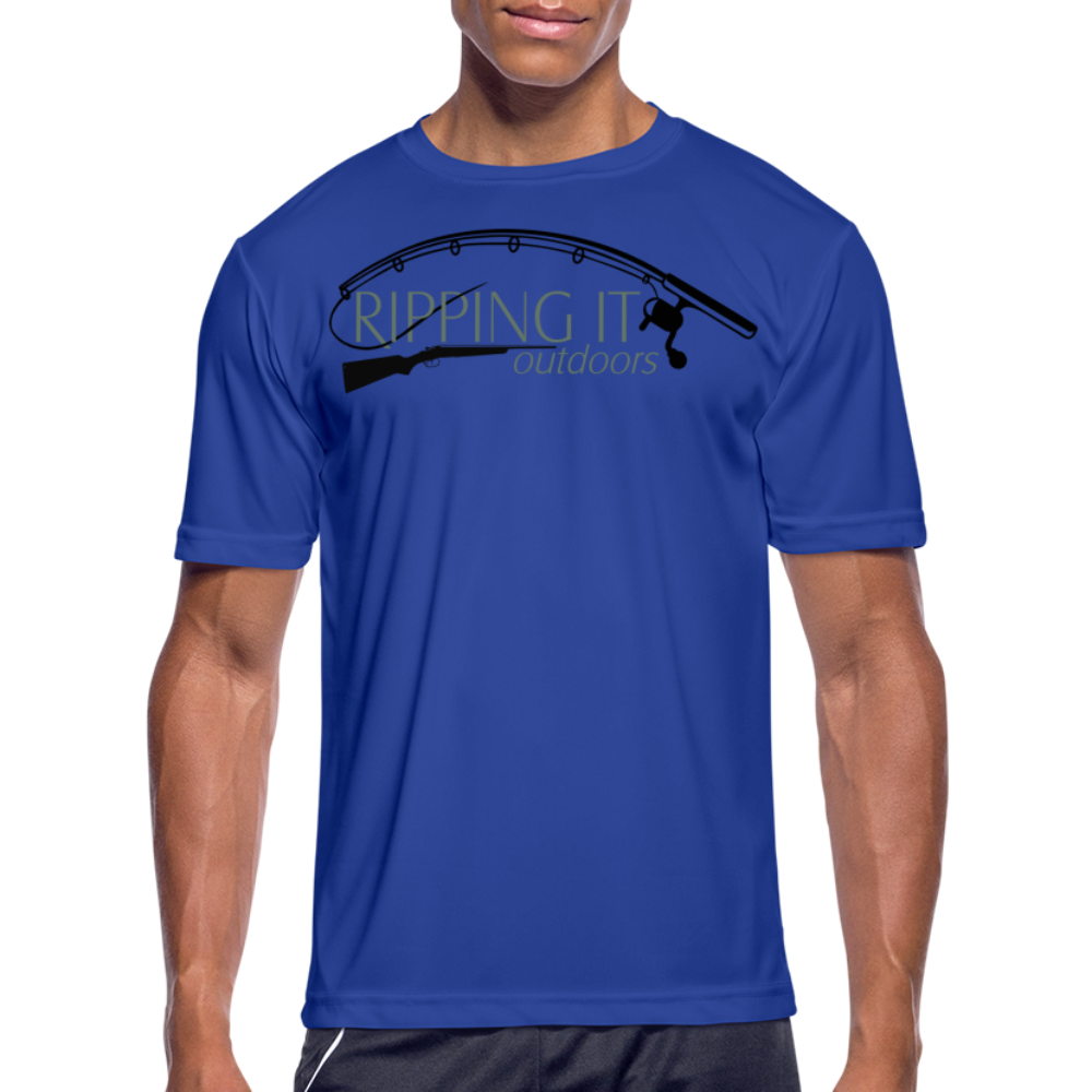 Men’s Moisture Wicking Performance T-Shirt - royal blue