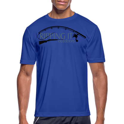 Men’s Moisture Wicking Performance T-Shirt - royal blue