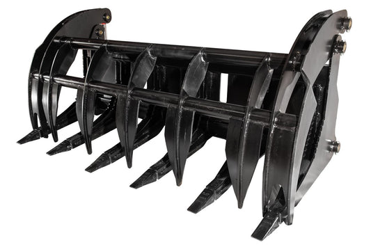 McLaren Industries Log Grapple | Model 60X100X68, 60X100X76 & 60X100X86 | Width 68" To 86" | 15 To 25 GPM | For Skid Steer
