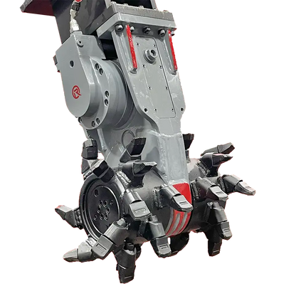 RockZone Soil & Dirt Mixer | Model MXR-G5 Mixer | Mixing Width 25" | 30hp | 2.5 To 6 Tons | 15 To 25 GPM | For Mini Excavators, Skid Steer & Backhoes