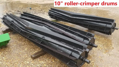 Ripping It Outdoors 8ft. Roller Crimper 3 Point - Pull Type Dry/Wet for Food Plots | For ATV / UTV / Tractor