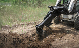 Erskine Industrial Digging Backhoe | Model DB240-S | Digging Depth 6' | 12–16 GPM | For Skid Steers