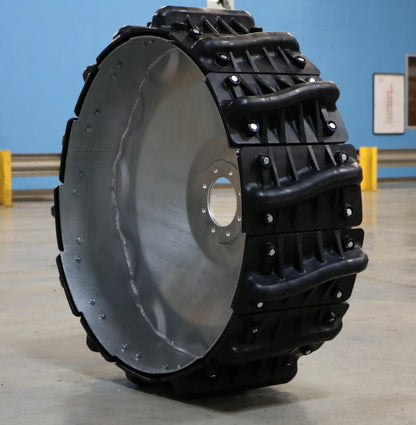 Shark Wheels Airless Irrigation Solution | Lightweight FLOAT | 14-Paddle | For All-Terrain Irrigation Systems