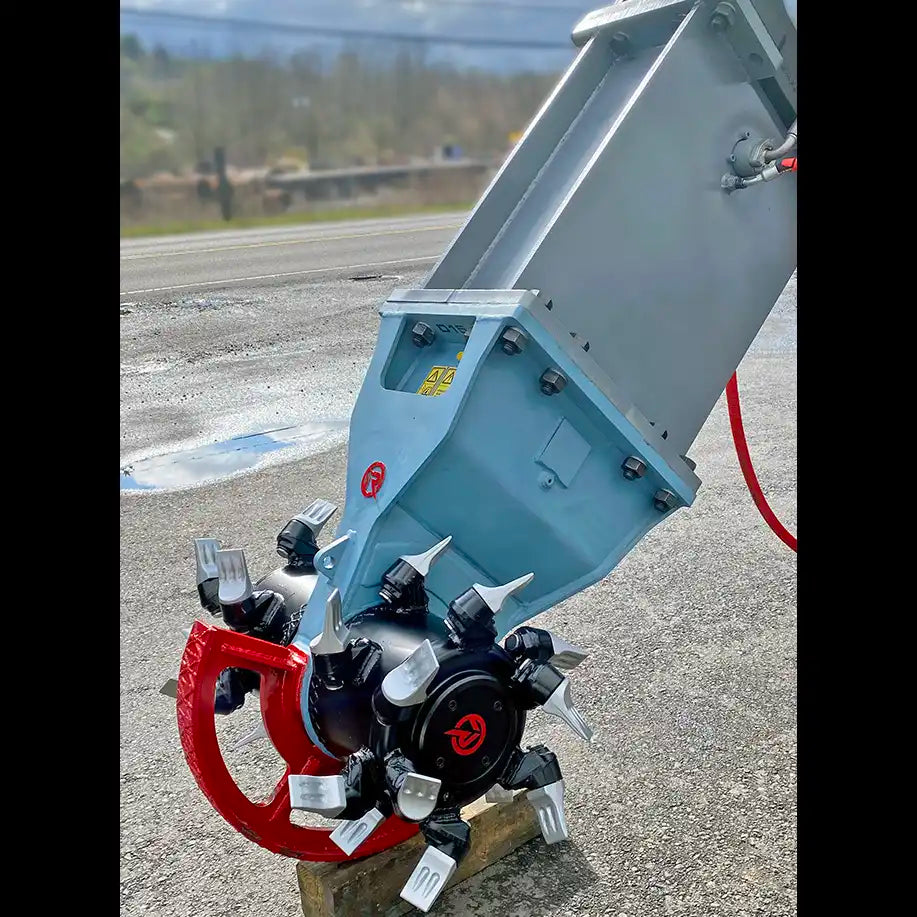 RockZone Soil & Dirt Mixer | Model MXR-D30 LH | Drum Width 53" | 25 To 42 Tons | For Excavator