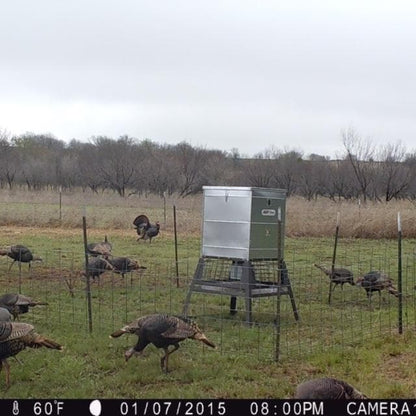 ASF Stand & Fill Broadcast Feeder | Capacity 600lb | Width 41" inches