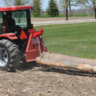 Wallenstein Skidding Winches & Plates | Model FXP20 & FXP30 | Width 12" & 25" | 40-80 HP | For Tractors