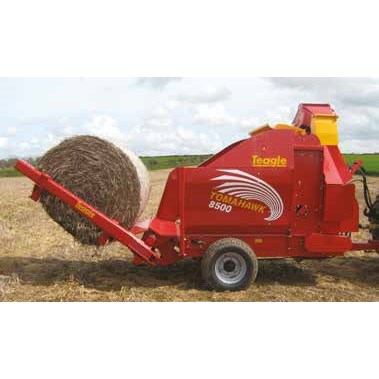 Teagle | Tomahawk Straw Blower | Model T8500SC CHIEF | Width 80" | 6' Round & 8' Rectangular Bales | 4.5m³ Capacity | Horsepower 80 HP | For Tractors