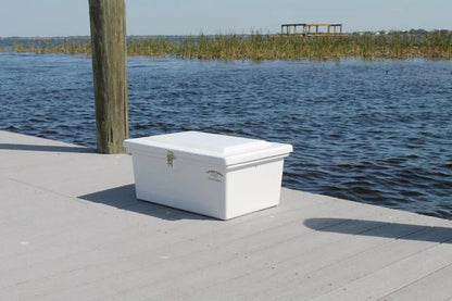 RIO MARINE CUSTOMS | Sea Line Dock Box | Model SLDB10 | 25" W x 12" H x 17" D | Standard Duty | Compact Utility Storage | Universal Dock