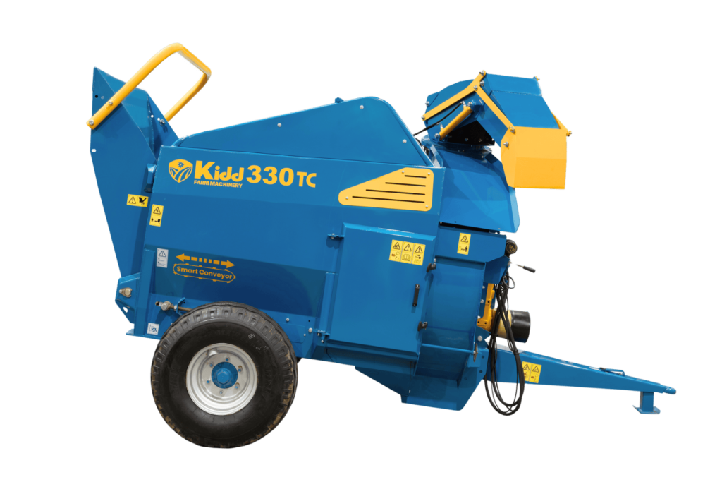 Kidd Bale Shredder | Model 330TC | Width 81" | 9-16 GPM | 80 HP | For Tractors, Skid Steers & Loaders