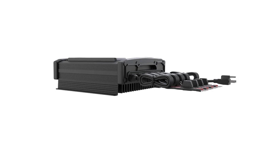 ABYSS® | 4 Bank 12V On-Board Marine Battery Charger | Model AB-CRG-12V-4B | 40A Total Output | For LiFePO₄, AGM & Lead Acid Batteries