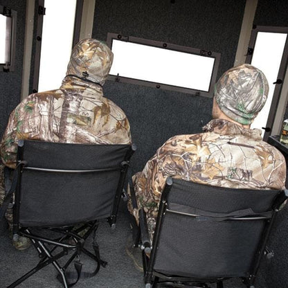 Global Equipment Muddy Bull Steel Box Blind | Therma‑Tek | 6′ × 6′ × 6.5′ | For Hunting