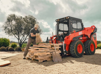 Kioti SL750 Compact Wheel Loader Diesel Engine | 5,380 lbs Tipping Load | Vertical Lift Path|  74 HP For Skidsteer