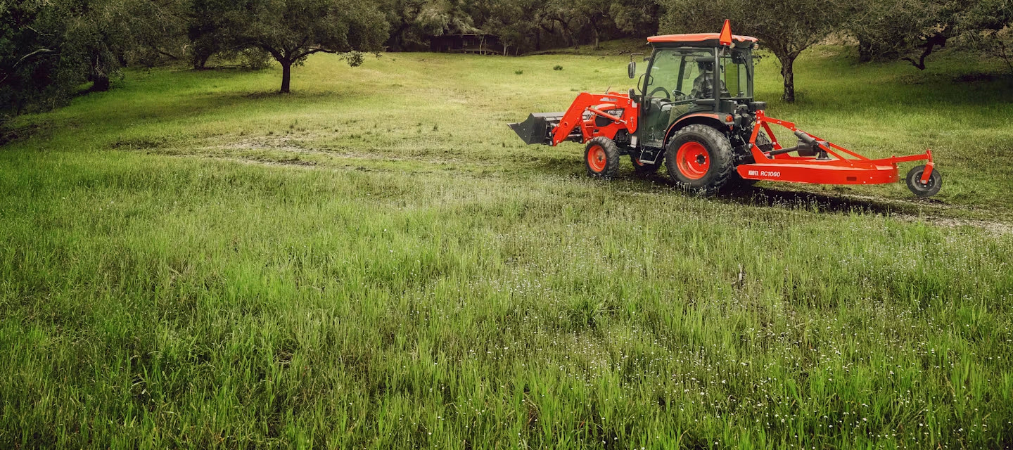 KIOTI | Hydrostatic Cab Tractor with Loader | CK2620SE | 54.5" Width | 24.5 HP | For Agricultural and Landscaping Tasks
