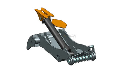 Bedrock Attachments Pin Grabber Thumb | Model EPT100-PG2T54W | Width 47.6" | Pin Size 100mm | 2 Teeth | Machine Size 30-36 Ton | For Excavators